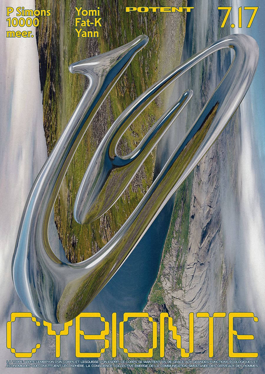 Cybionte with P Simons, 10000, & meer event poster or Shanghai Rave Index preview