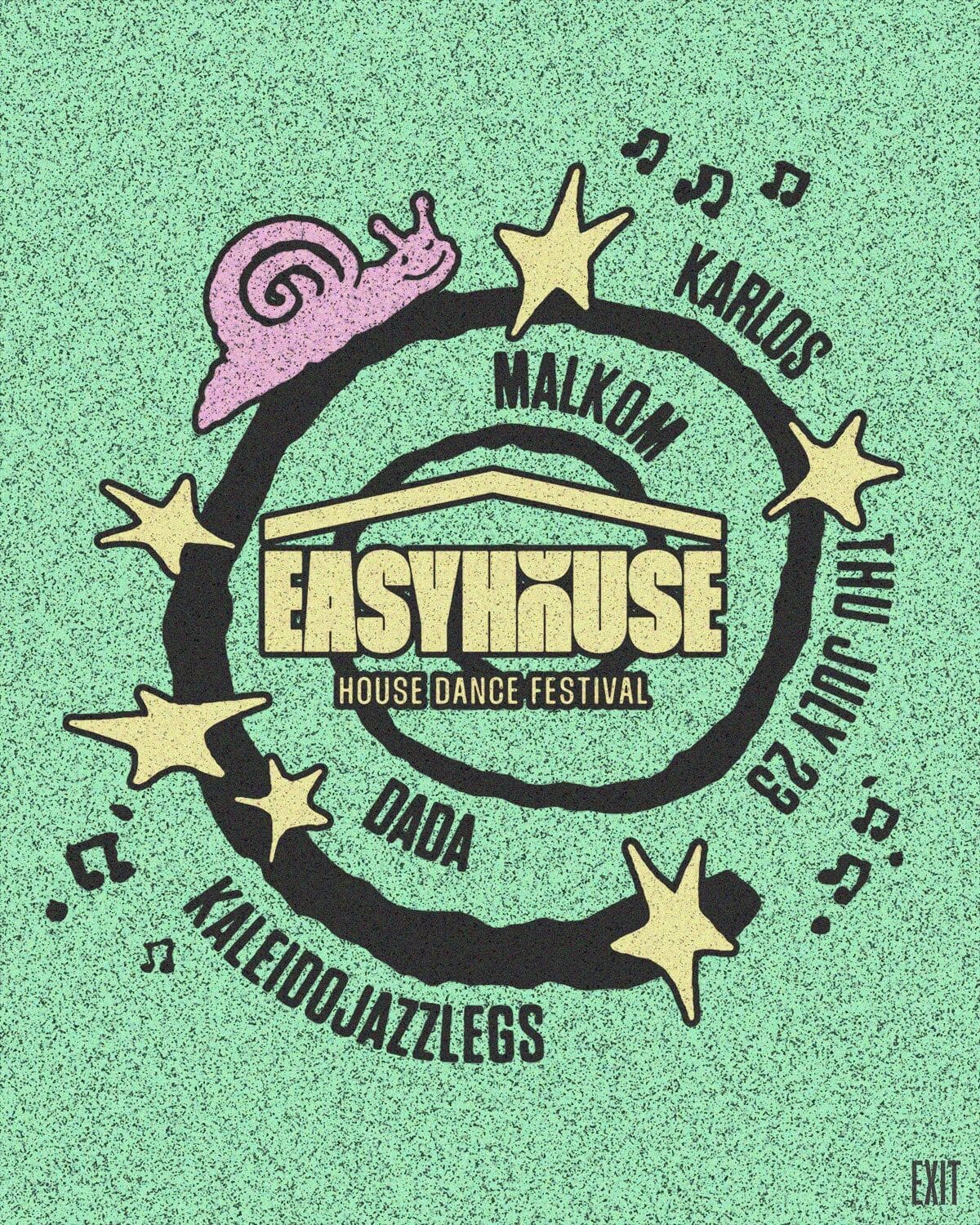 Easy House event poster or Shanghai Rave Index preview
