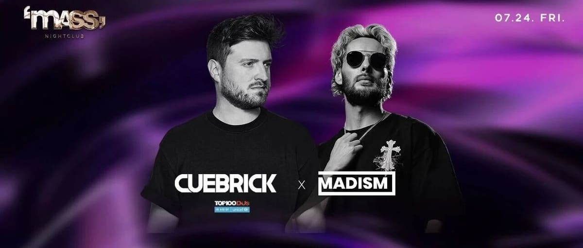 Cuebrick x Madism B2B event poster or Shanghai Rave Index preview