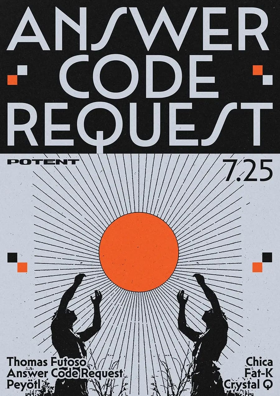 Answer Code Request event poster or Shanghai Rave Index preview