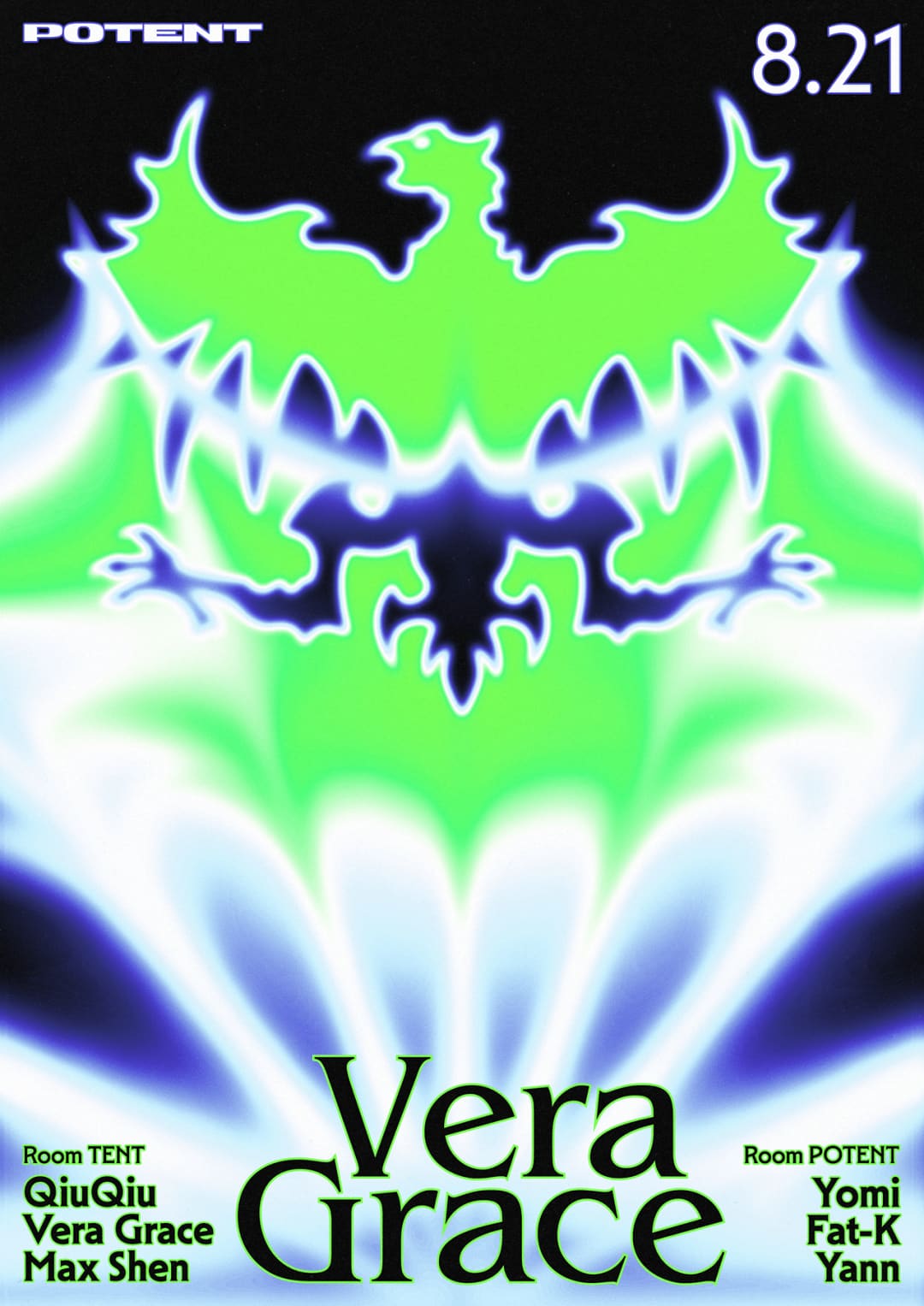 Vera Grace (NL) event poster or Shanghai Rave Index preview