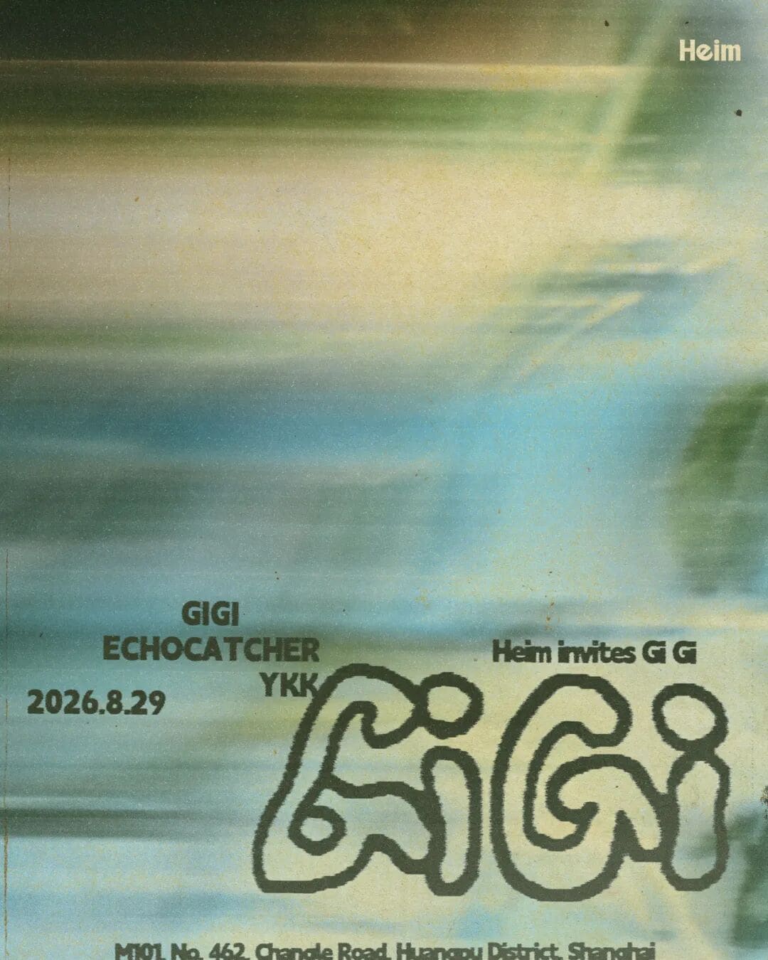 Heim Invites: Gi Gi event poster or Shanghai Rave Index preview