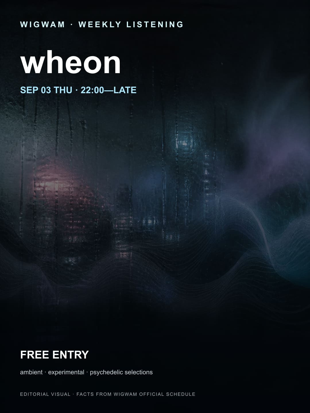 Weekly Listening: wheon event poster or Shanghai Rave Index preview