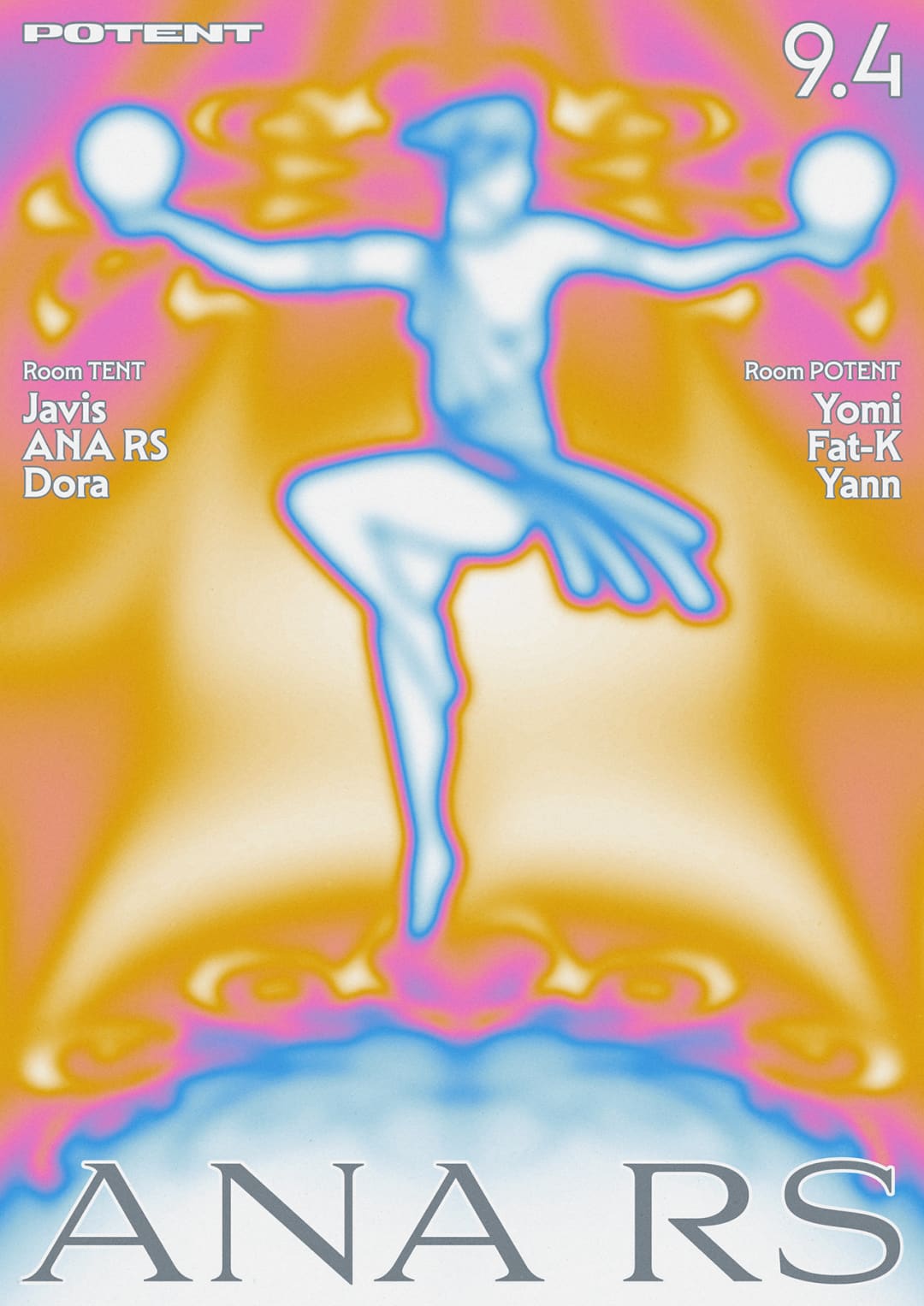 Ana Rs at POTENT event poster or Shanghai Rave Index preview