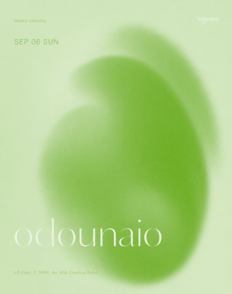 Weekly Listening: odounaio event poster or Shanghai Rave Index preview