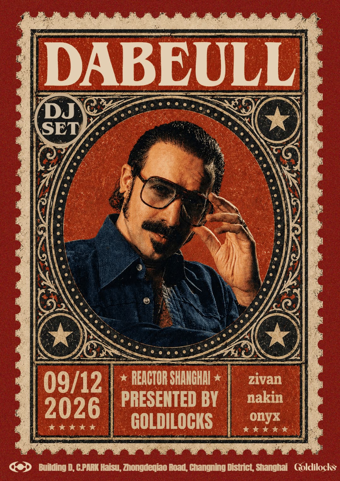Goldilocks Pres. Dabeull in Shanghai event poster or Shanghai Rave Index preview