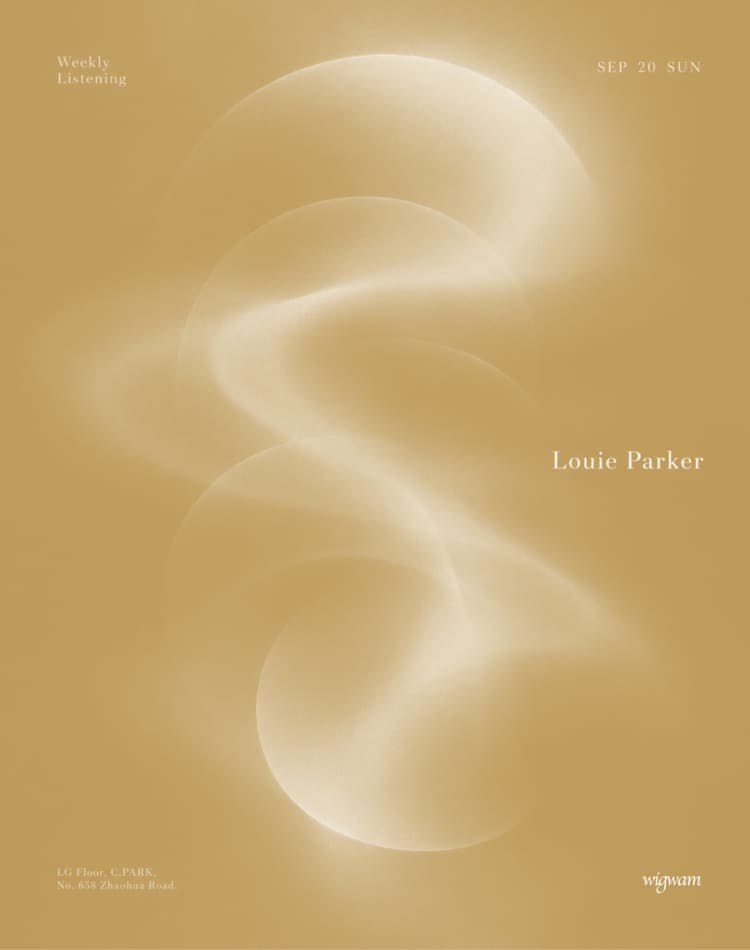 Weekly Listening · Louie Parker event poster or Shanghai Rave Index preview