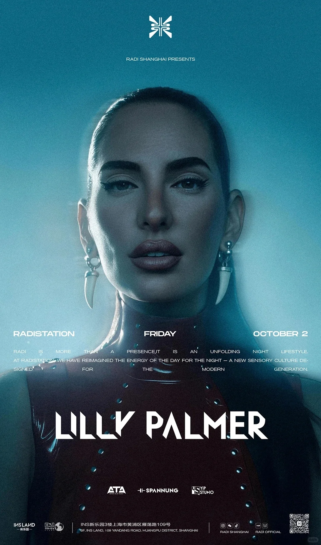 RAVECATION · Lilly Palmer event poster or Shanghai Rave Index preview