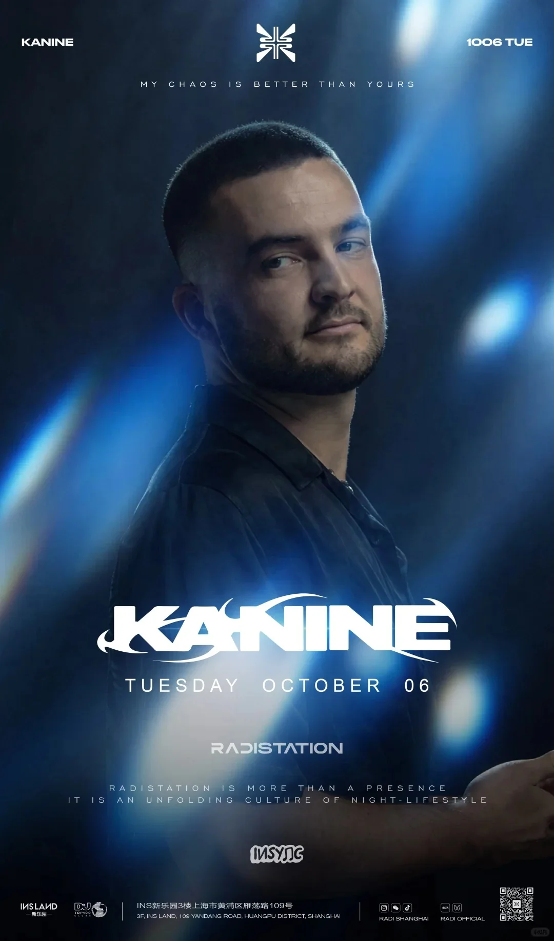 RAVECATION · Kanine event poster or Shanghai Rave Index preview