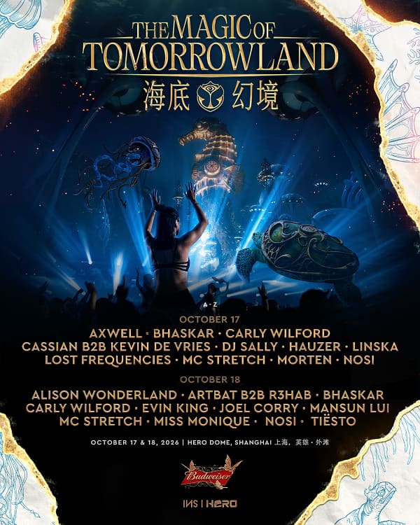The Magic of Tomorrowland · Planaxis event poster or Shanghai Rave Index preview