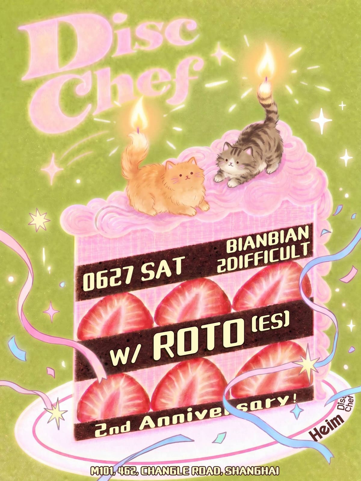 DiscChef 2yrs Anniversary w/ Roto event poster or Shanghai Rave Index preview