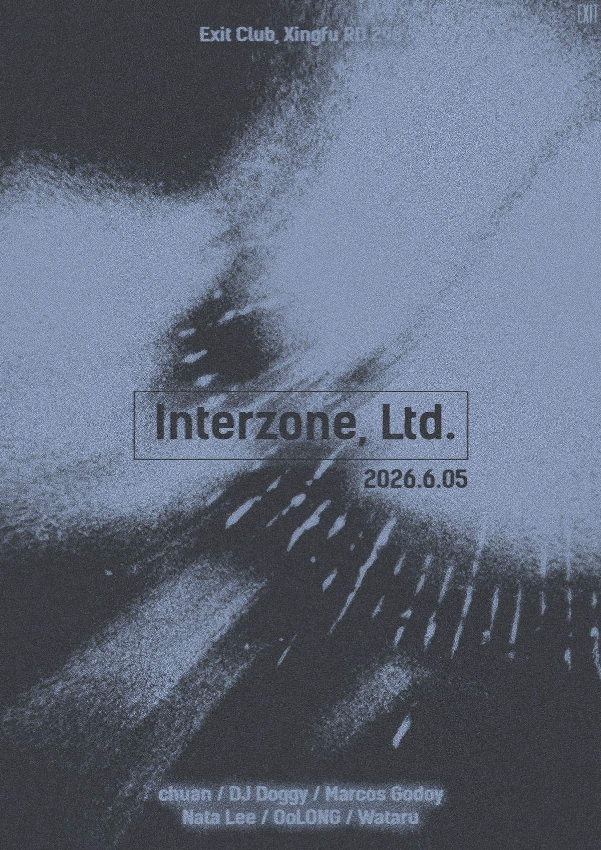 Interzone, Ltd. Summer Time Adjustment event poster or Shanghai Rave Index preview
