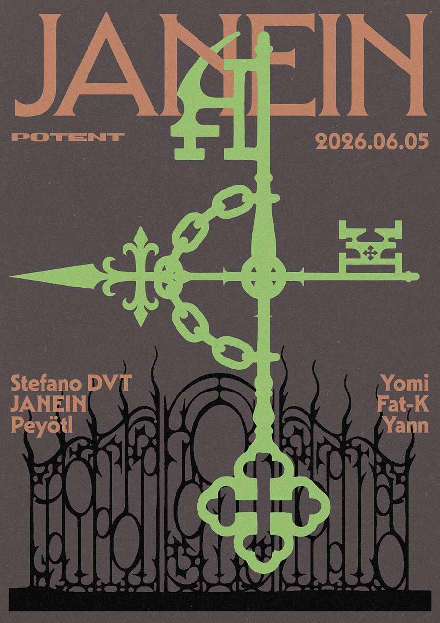 JANEIN (DE) event poster or Shanghai Rave Index preview