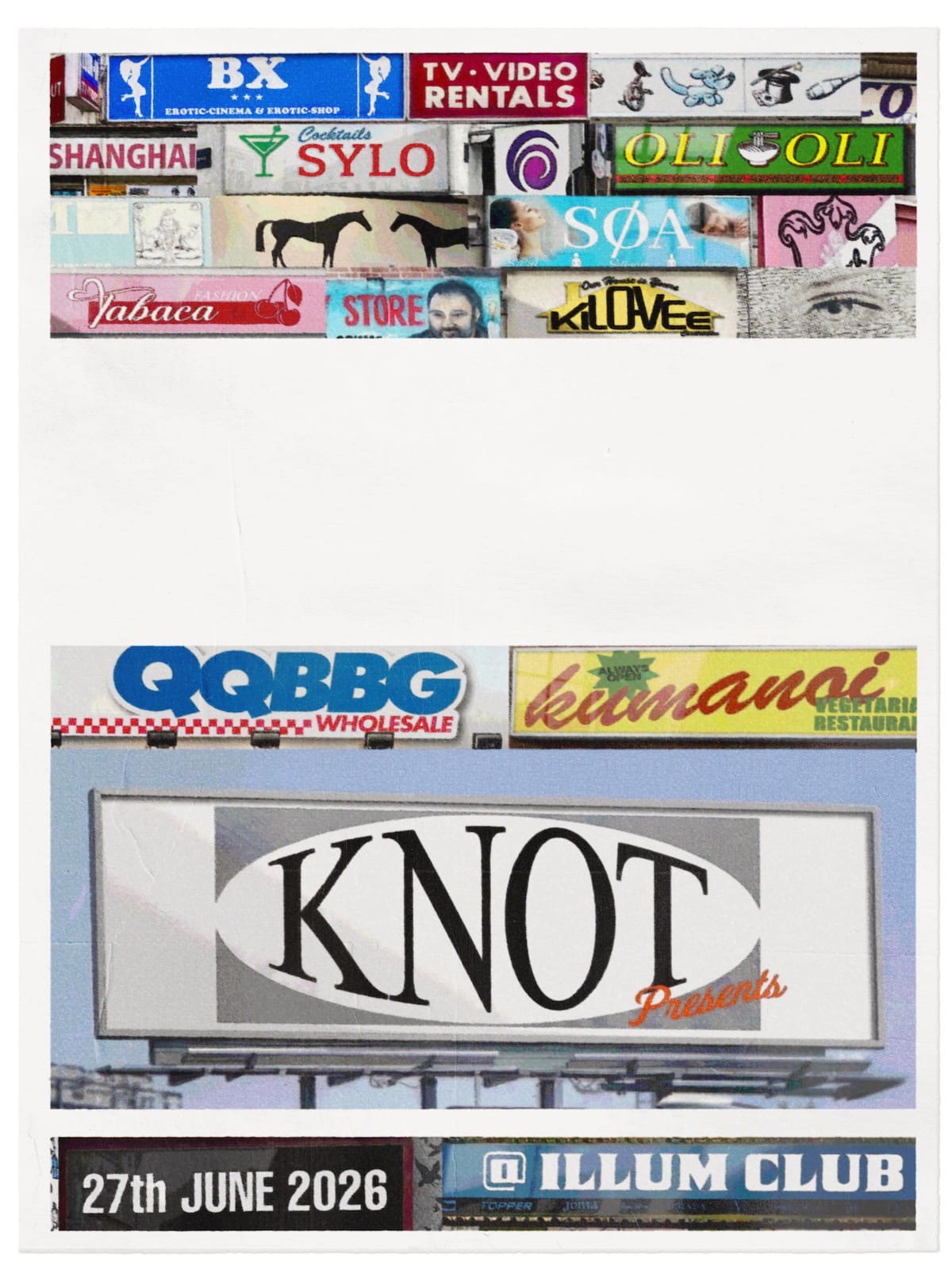 KNOT: 15 Min of Truth and Lies Vol. 4 ft. QQBBG, kumanoi, SoA event poster or Shanghai Rave Index preview
