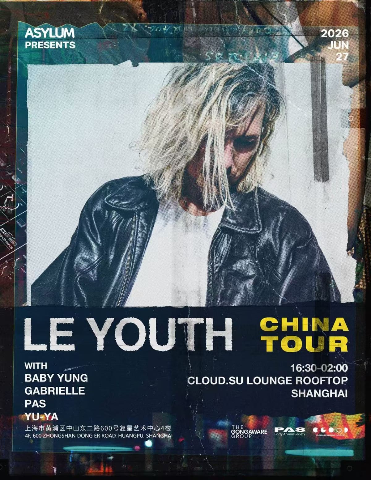 Le Youth 2026 China Tour Shanghai event poster or Shanghai Rave Index preview