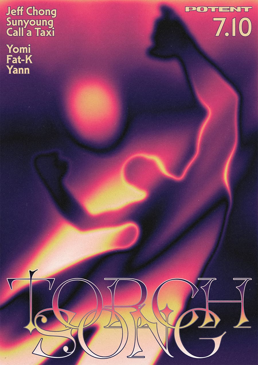 Torch Song with Jeff Chong, Sunyoung, & Call a Taxi event poster or Shanghai Rave Index preview